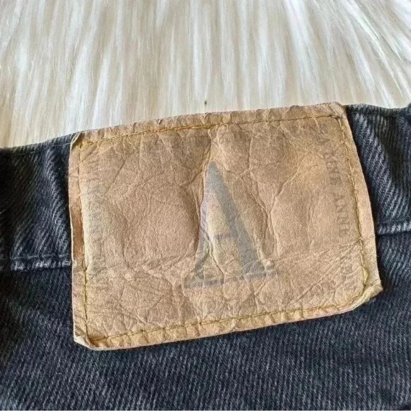 Vintage Anne Klein High Waisted Mom Jeans Black Sz 25 - Picture 7 of 10